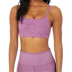Alo Gratitude Sports Bra in Violet Heather